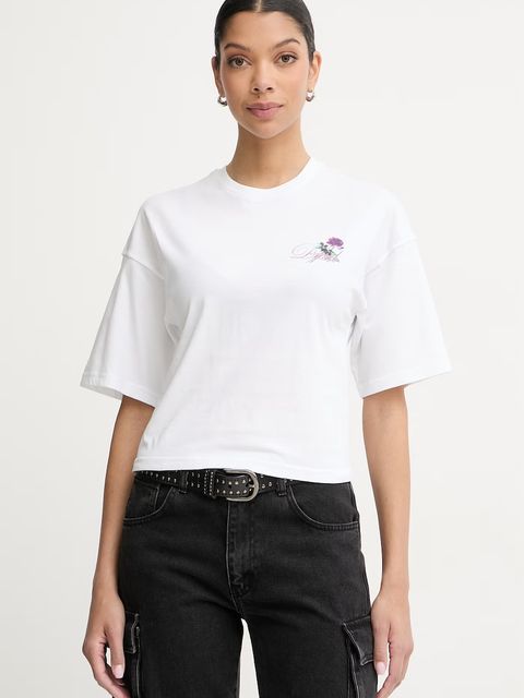 Diesel crop top damski bawełniany T-CROPYN - zdjęcie produktu nr 2