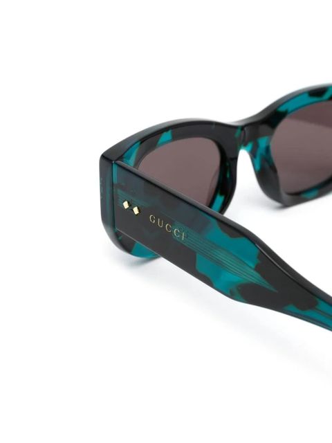 Gucci Eyewear square tinted sunglasses - Blue