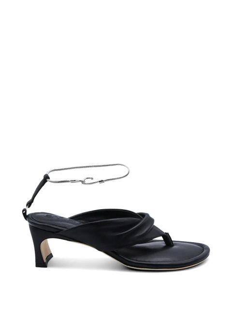 BY FAR Dasha twisted sandals - Black - zdjęcie produktu nr 1