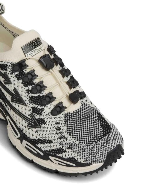 Off-White Be Right Back Knit Light lace-up sneakers - Black