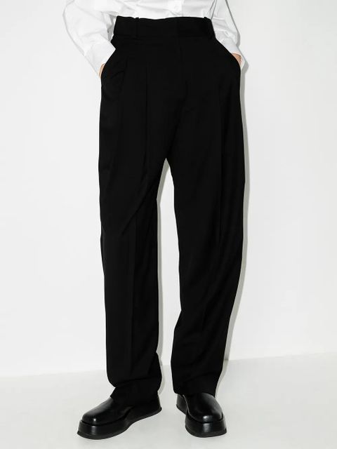 The Frankie Shop Gelso high-waisted darted trousers - Black - zdjęcie produktu nr 2