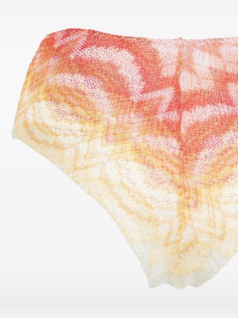 Missoni twist-detail bikini - Orange