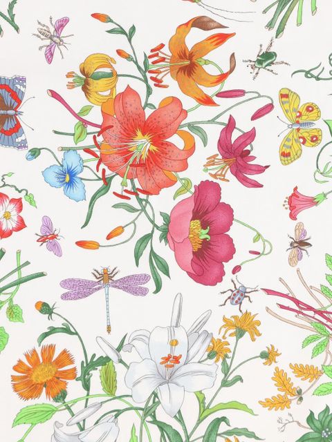 Gucci printed twill carré - White - zdjęcie produktu nr 2