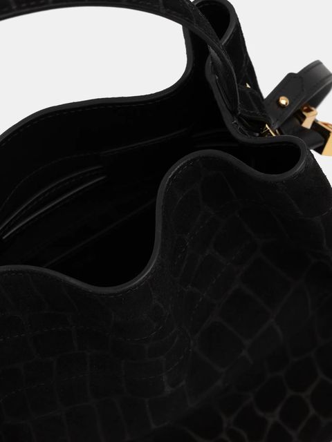 Elisabetta Franchi torebka zamszowa