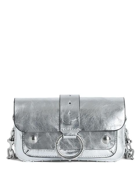 Zadig&Voltaire metallic leather crossbody bag - Silver - zdjęcie produktu nr 1