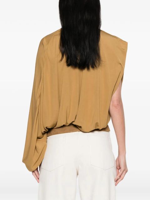 Christopher Esber V-neck blouse - Brown