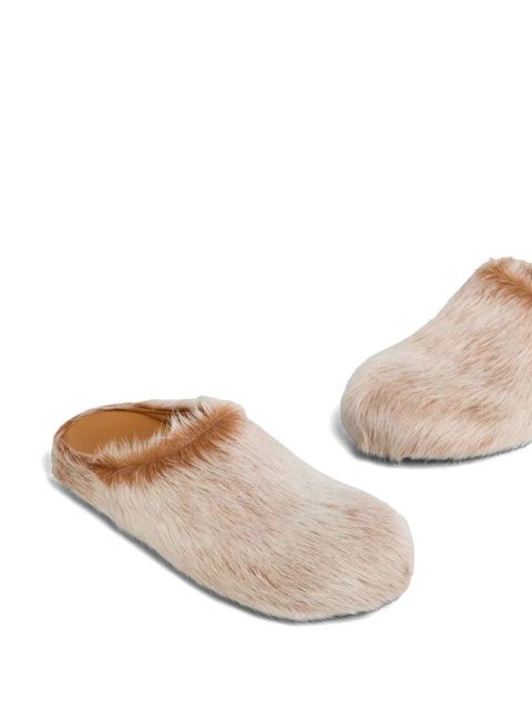 Marni Fussbett mules - Brown
