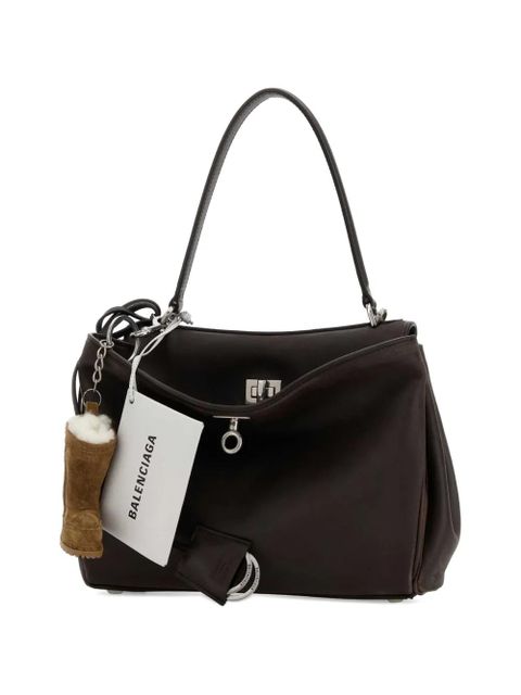 Balenciaga Rodeo leather tote bag - Brown