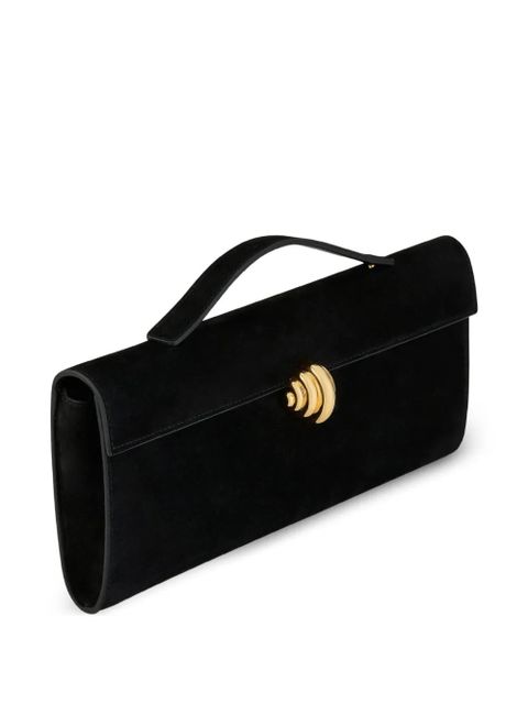 Aquazzura short handle embellished Alex clutch bag - Black