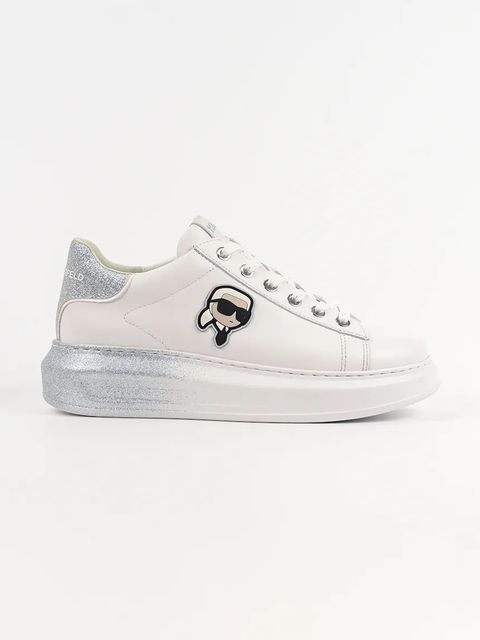 Karl Lagerfeld sneakersy skórzane KAPRI damskie kolor biały KL62530F - zdjęcie produktu nr 1