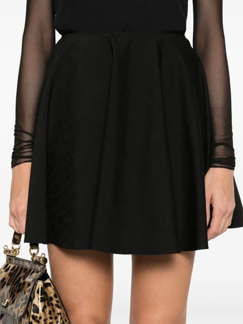 Givenchy logo-jacquard mini skirt - Black