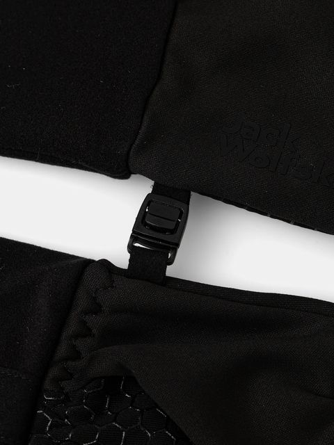 Jack Wolfskin rękawiczki EXTENSIVE kolor czarny A65234 - zdjęcie produktu nr 2