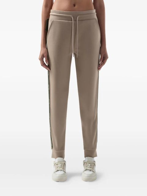 GCDS logo-tape scouba track pants - Neutrals
