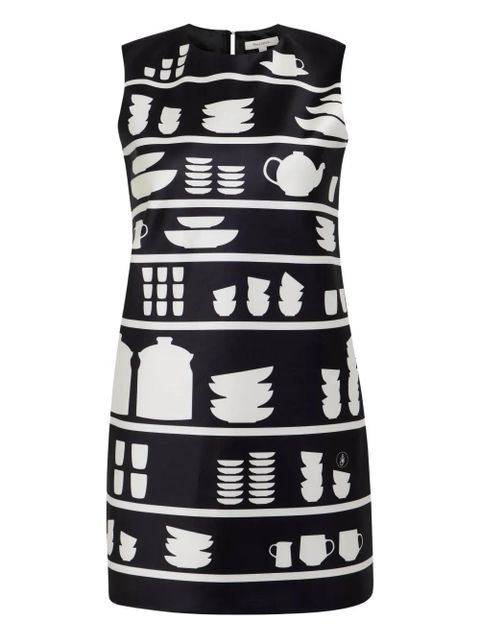 JW Anderson pottery-print mini dress - Black - zdjęcie produktu nr 1