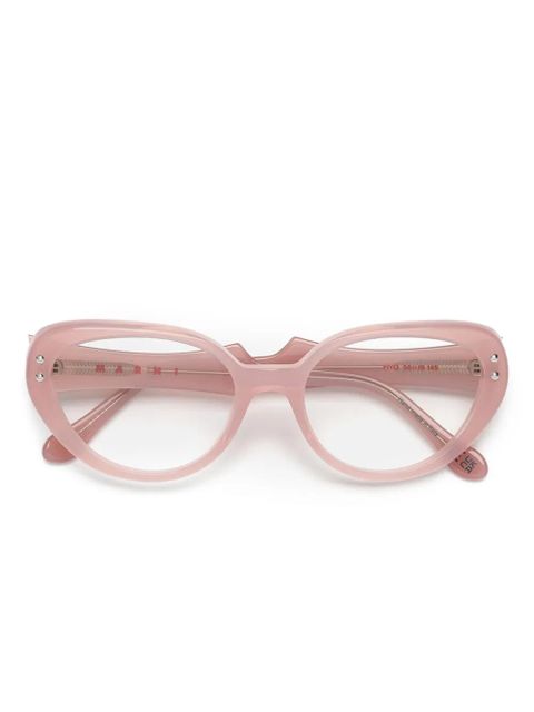Marni Eyewear Phazar embellished glasses - Pink - zdjęcie produktu nr 1