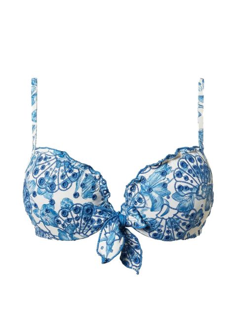 TWINSET floral bikini top - Blue - zdjęcie produktu nr 1