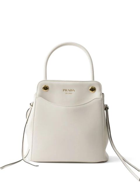Prada Carry mini leather handbag - White - zdjęcie produktu nr 1