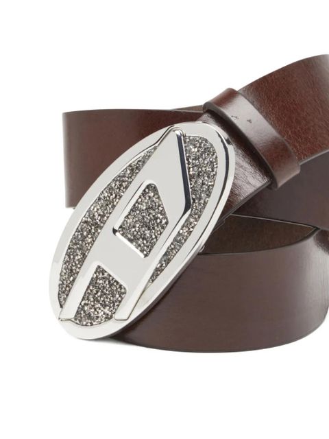 Diesel B-1DR oval-buckle belt - Brown