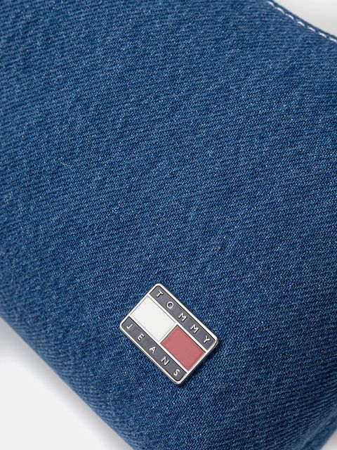 Tommy Jeans torebka jeansowa kolor niebieski AW0AW17877