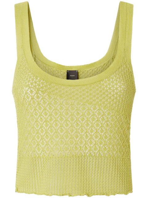 PINKO crochet-knit top - Green - zdjęcie produktu nr 1