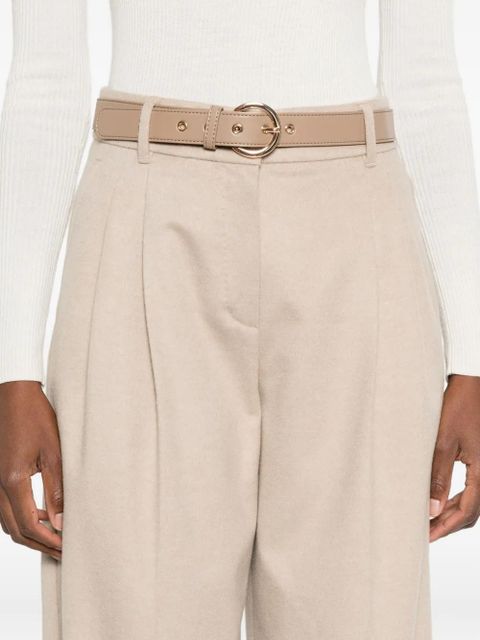 Max Mara pleated belted trousers - Neutrals