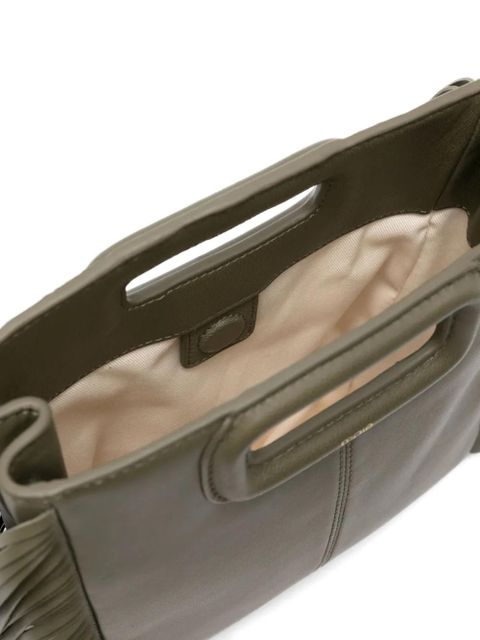 Maje small M tote bag - Green