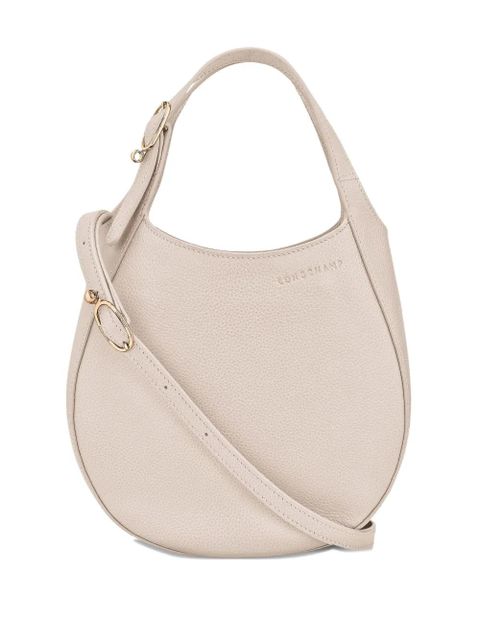 Longchamp Le Foulonné leather handbag - Neutrals - zdjęcie produktu nr 1