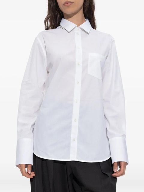 Victoria Beckham panel-detail shirt - White - zdjęcie produktu nr 2