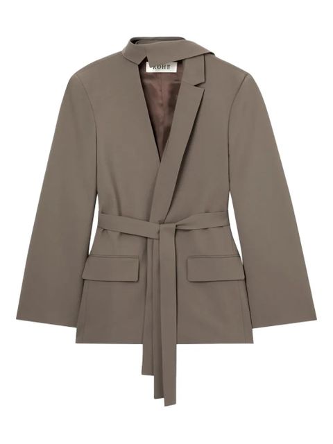 Róhe Deconstructed belted blazer - Brown - zdjęcie produktu nr 1