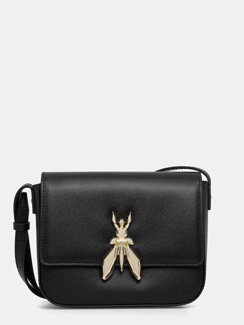 Patrizia Pepe torebka skórzana kolor czarny 8B0303 L061 - zdjęcie produktu nr 1