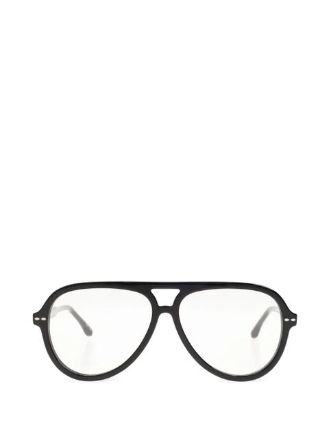 Isabel Marant Eyewear navigator-frame glasses - Black - zdjęcie produktu nr 1