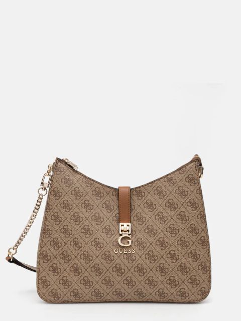 Guess torebka ZAMIRA kolor brązowy HWSG96 29020