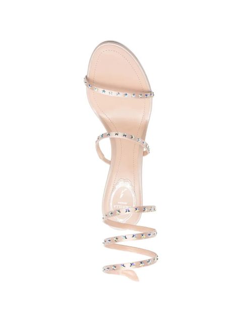 René Caovilla Cleo star ankle-wrap sandals - Neutrals