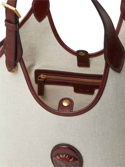 Versace Rivière large canvas tote - Neutrals