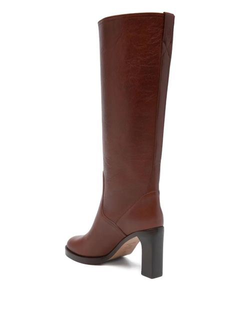 Ba&Sh 90mm Celoria block-heel boots - Brown - zdjęcie produktu nr 2