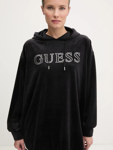 Guess sukienka COUTURE kolor czarny mini oversize V4BQ13 KBXI2