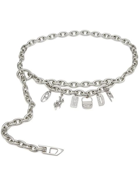 Diesel charm chain belt - Silver - zdjęcie produktu nr 1