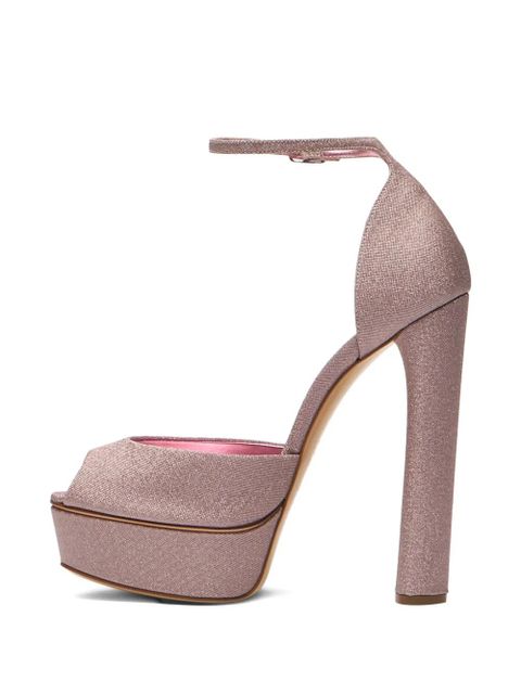 Casadei Flora platform pumps - Pink