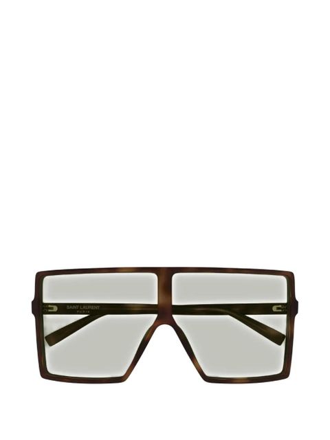 Saint Laurent Eyewear SL 909 Betty square-frame sunglasses - Brown - zdjęcie produktu nr 1