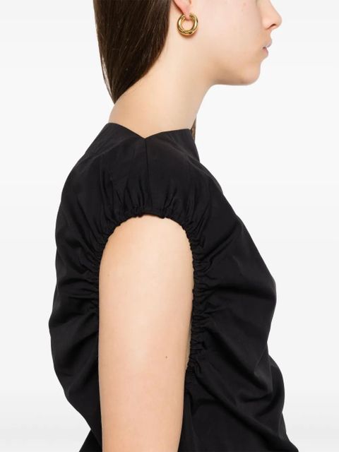 TOTEME gathered top - Black