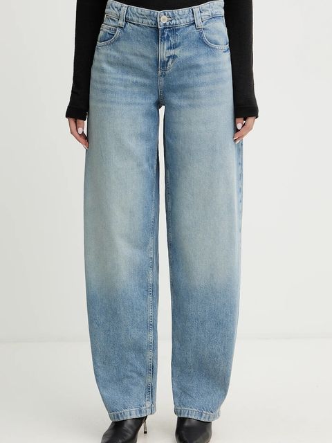 Guess jeansy damskie kolor niebieski W5BA2L D0742