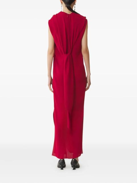 Lanvin draped maxi dress - Red - zdjęcie produktu nr 2