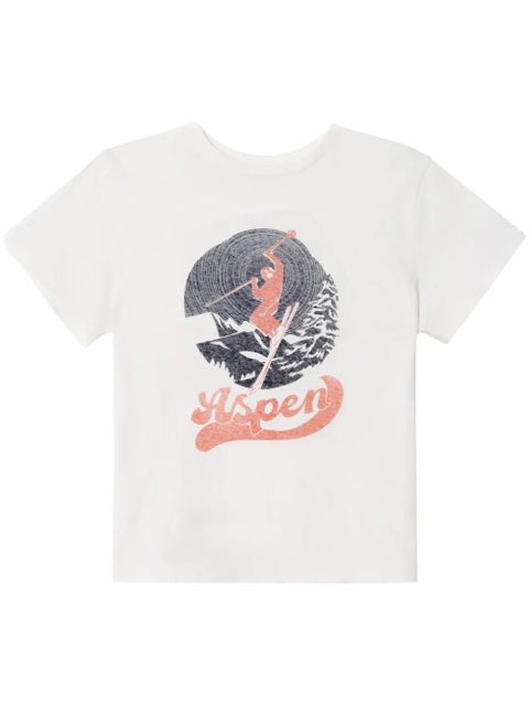 RE/DONE Aspen print T-shirt - White - zdjęcie produktu nr 1