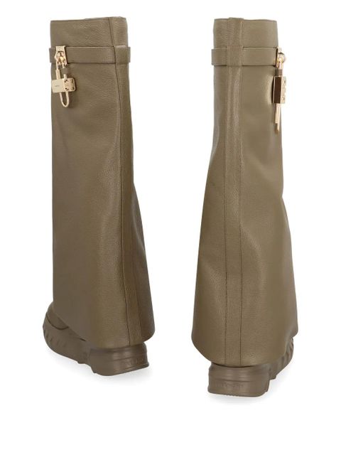 Givenchy Shark Lock Biker boots - Brown - zdjęcie produktu nr 2