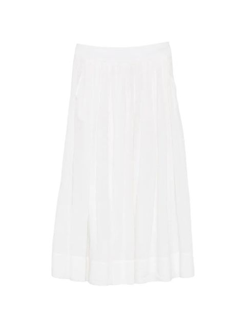 Chloé linen maxi skirt - White - zdjęcie produktu nr 1