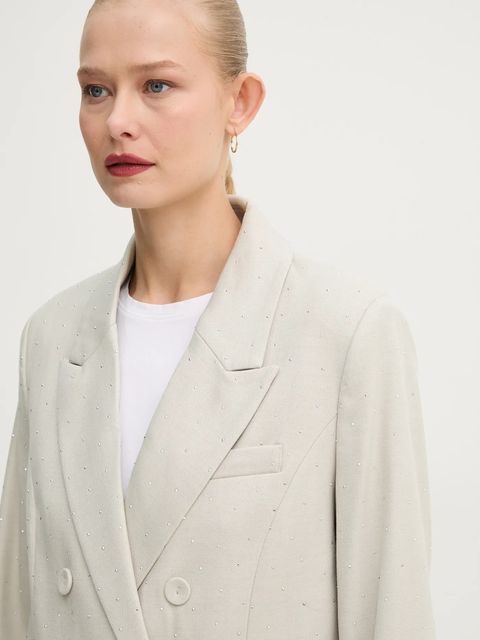 Bruuns Bazaar marynarka z domieszką wełny