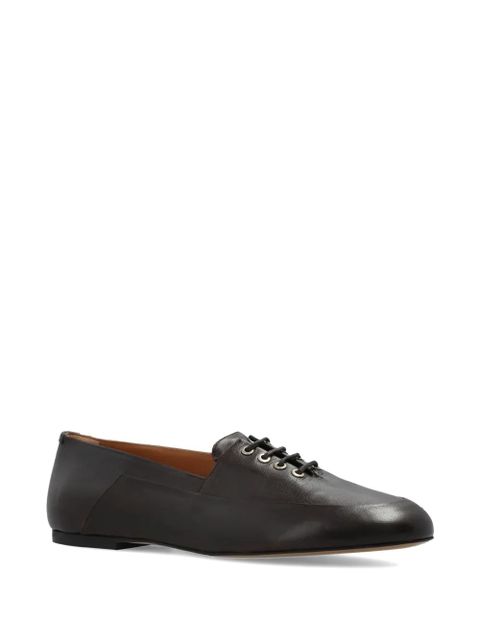 Jil Sander lace-up leather sneakers - Brown - zdjęcie produktu nr 2