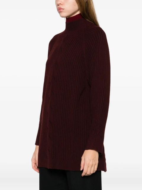 Max Mara cable-knit sweater - Red - zdjęcie produktu nr 2