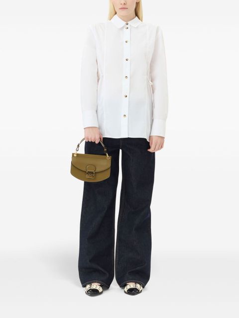 GANNI poplin shirt - White - zdjęcie produktu nr 2