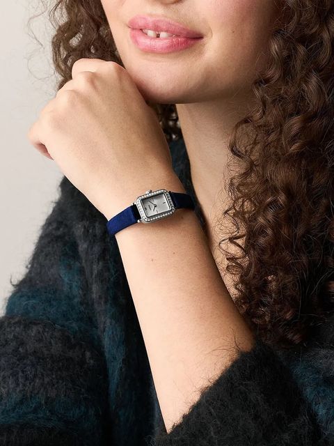 Fossil zegarek damski kolor srebrny ES5436